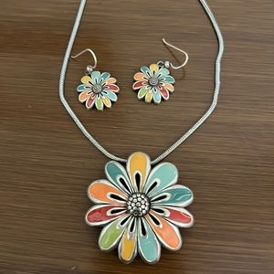Brighton necklace and earring set